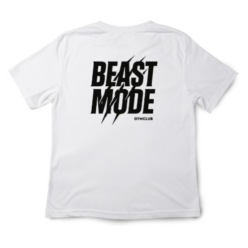 T-Shirt para Homem Athleisure Beast Mode  - White